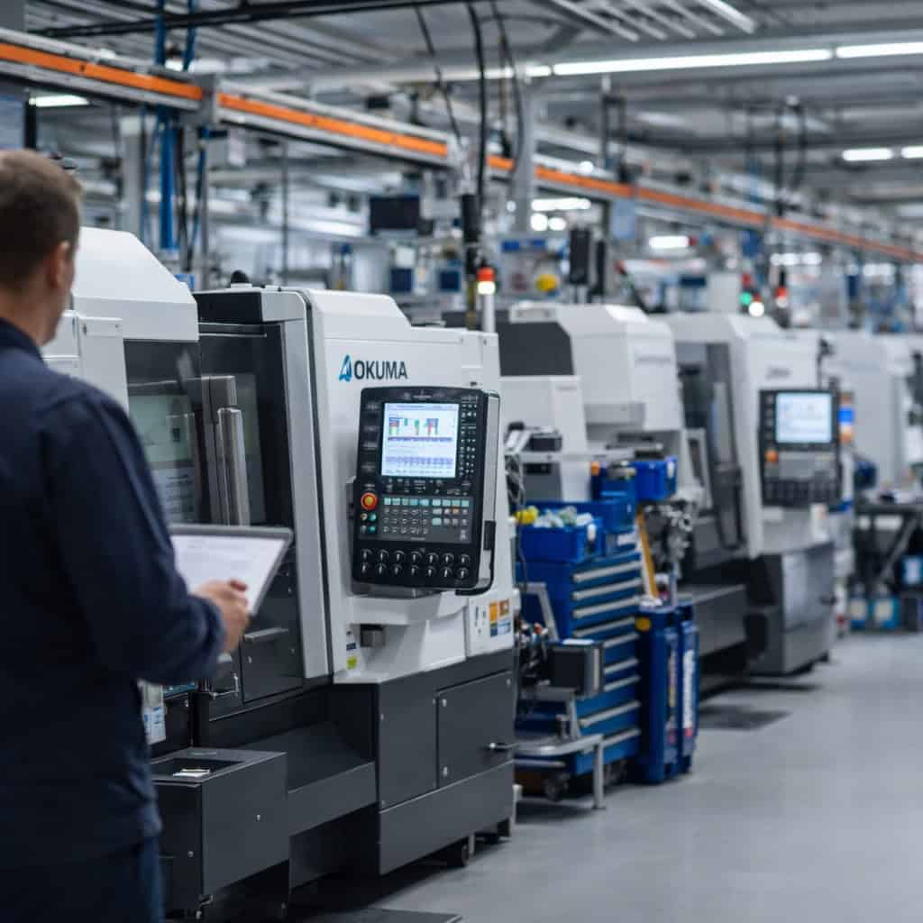 CNC manufacturing factory in Germany