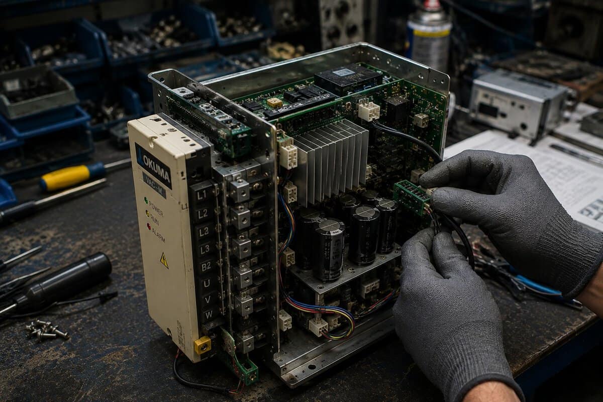 CNC electronics module replacement and overhaul
