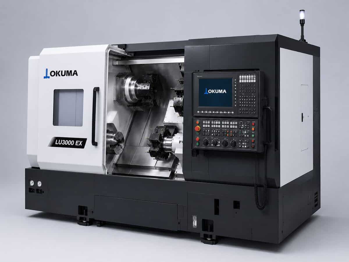 Okuma LU Series twin-turret 4-axis CNC lathe